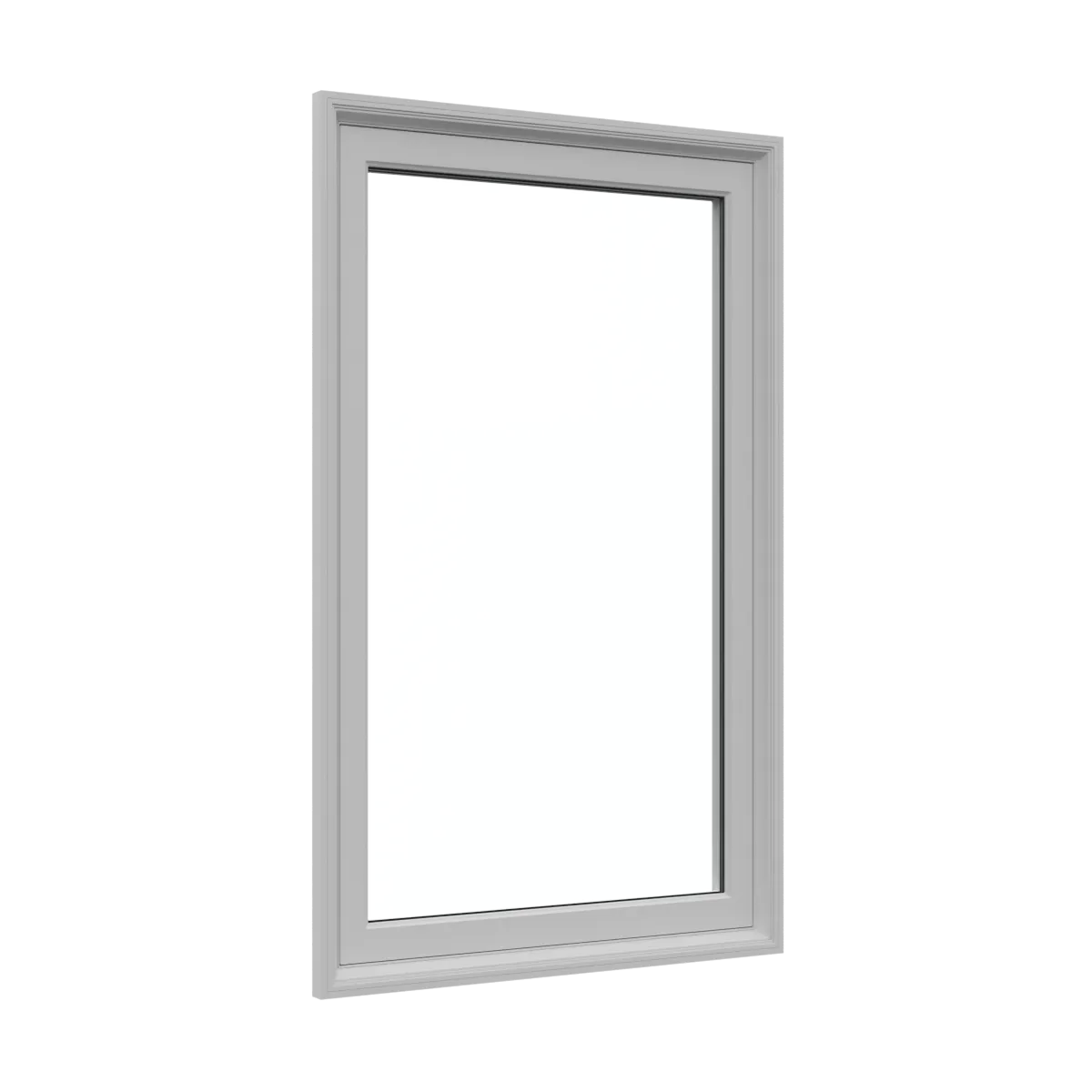White casement window configuration
