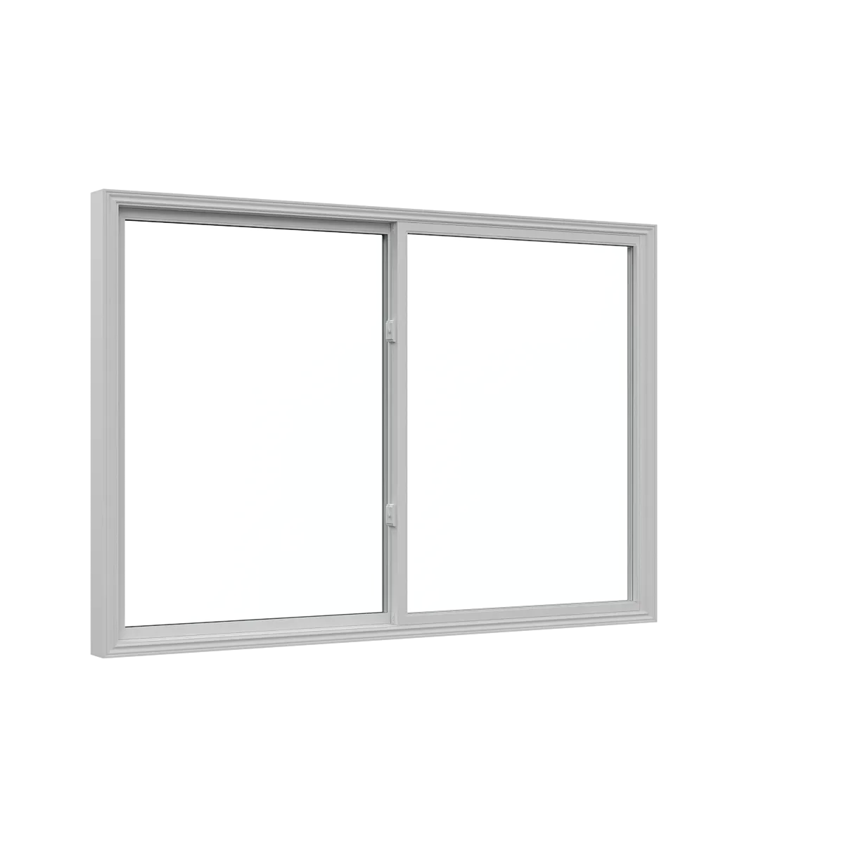 White single-slider window configuration