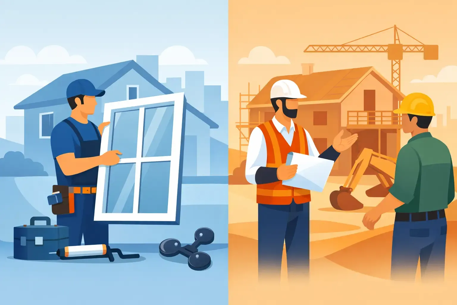 Window Installers vs General Contractors