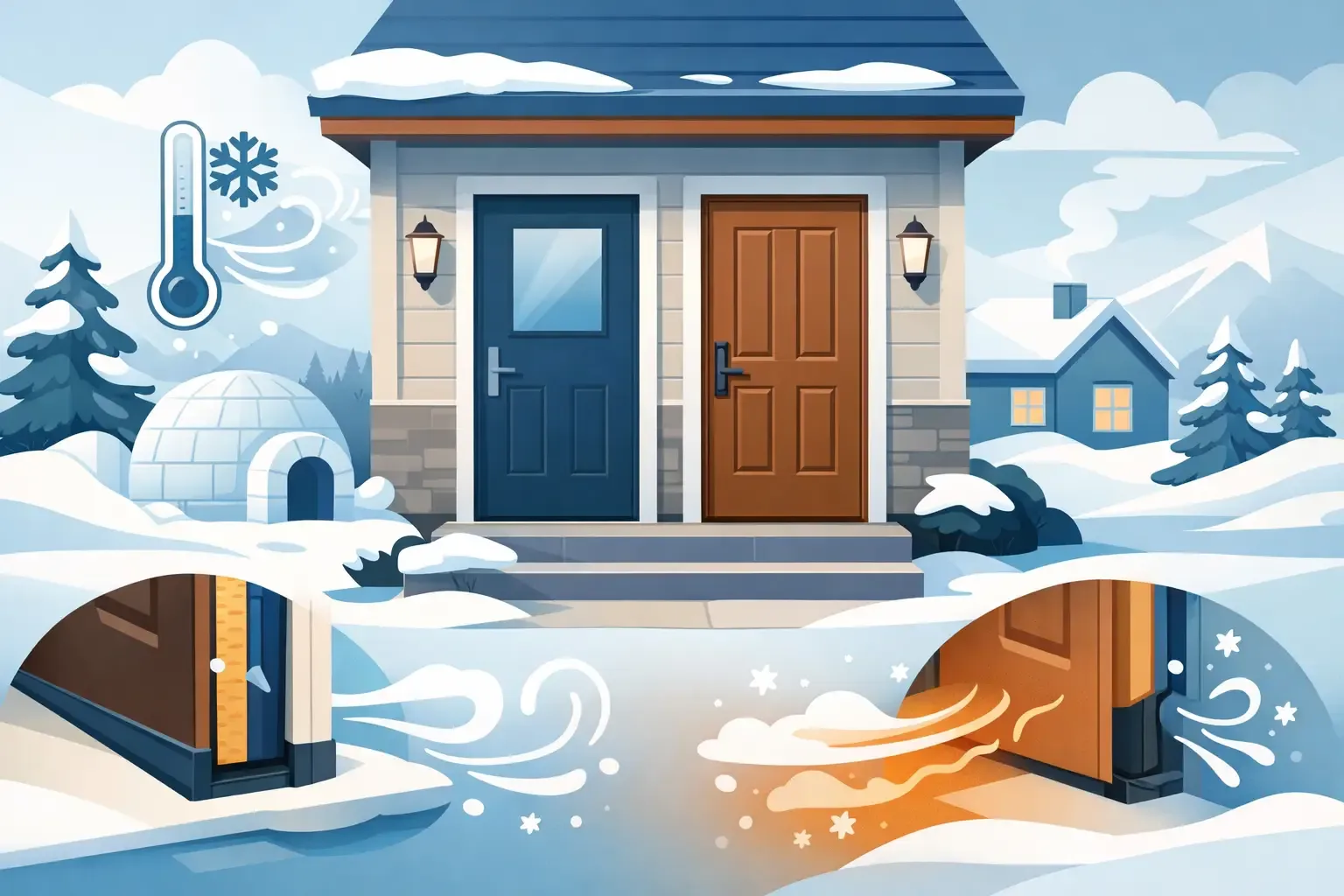 How to Choose Entry Doors for Cold Climates