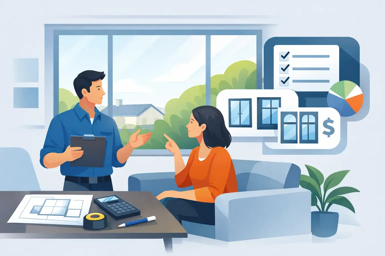 What a Free In-Home Window Estimate Should Include
