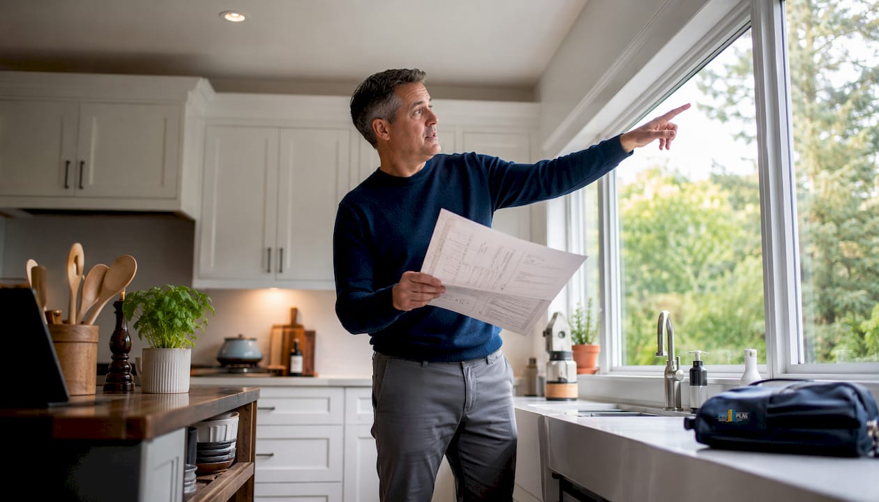 Homeowner checking window R-value specifications