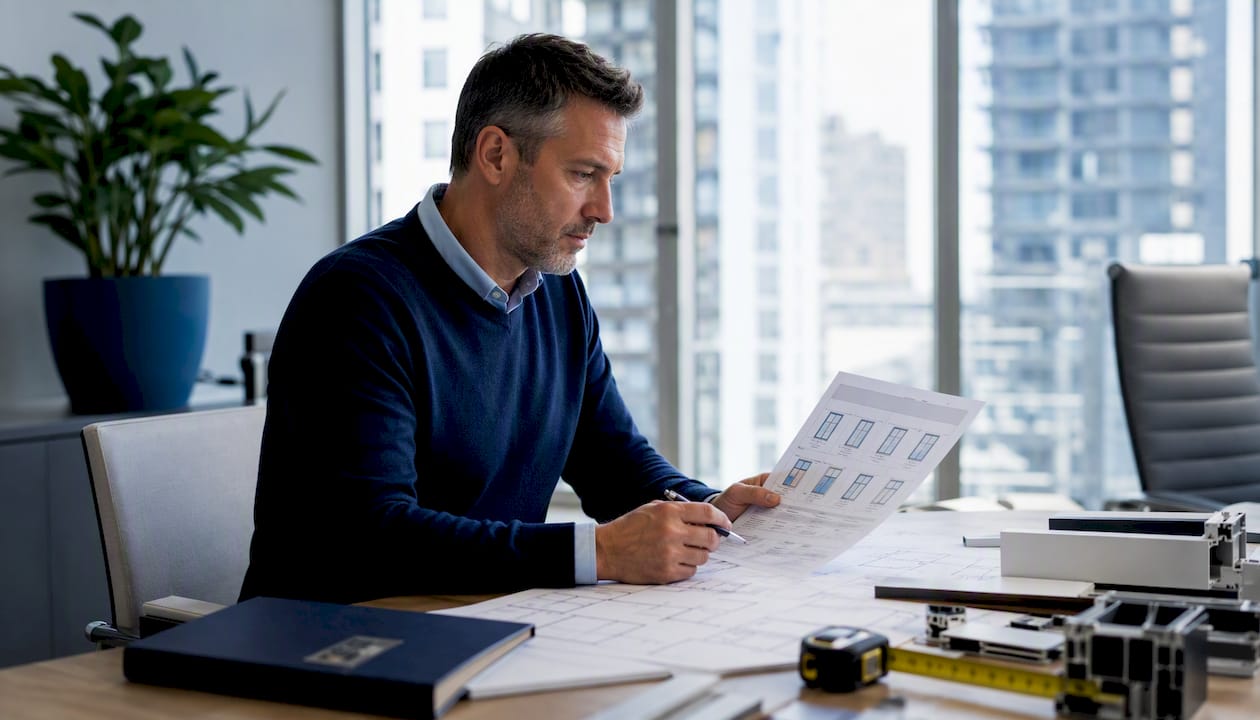 Professional reviewing window insulation specs