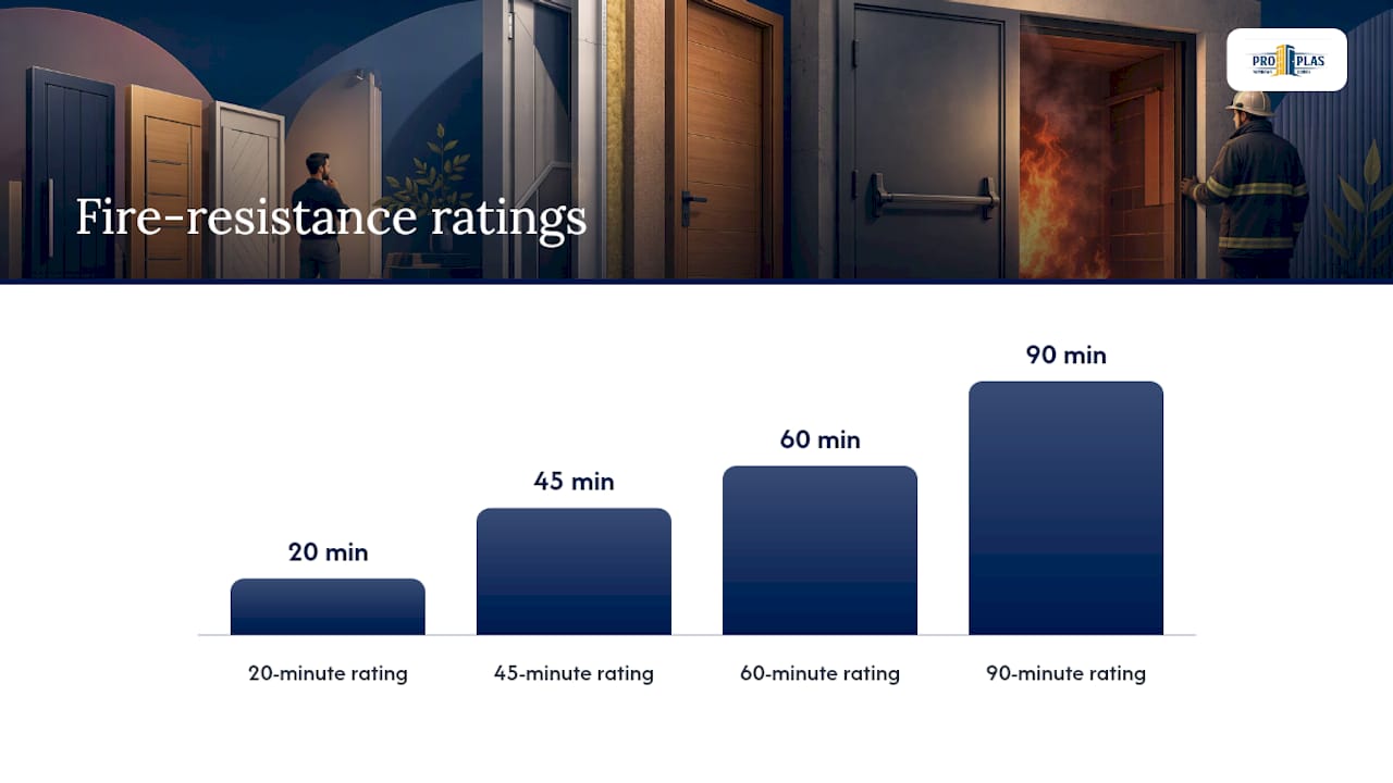 When does your bespoke door need a fire rating or energy certification? — overview diagram
