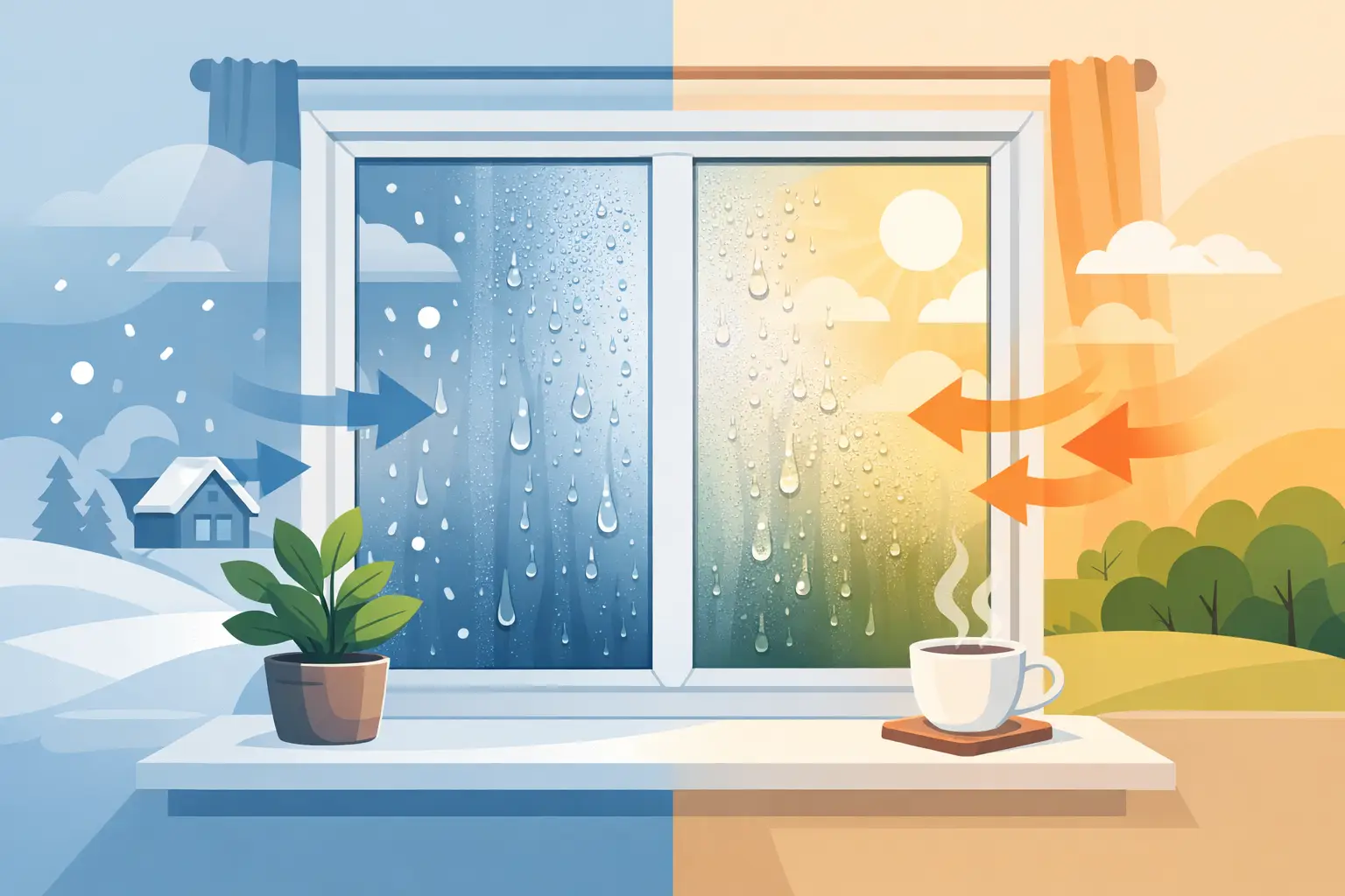 What Causes Window Condensation Inside?
